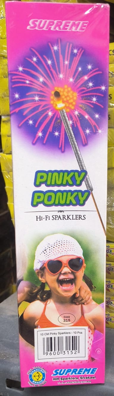10 CM PINK SPARKLERS